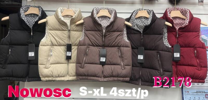 Kamizelka damskie Roz S-XL, 1 Kolor Paczka 4 szt